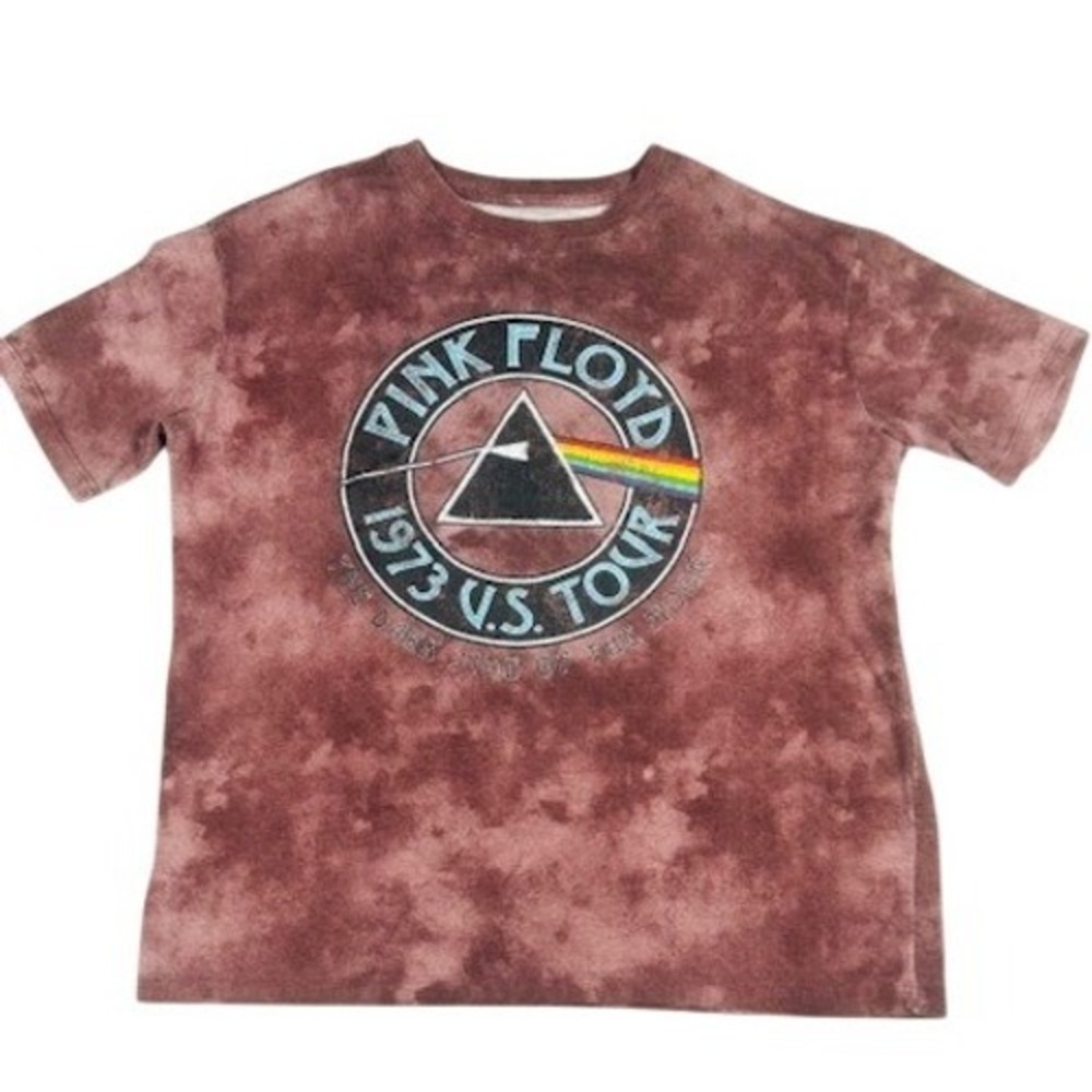 Pink Floyd Graphic Tee Unisex XS 1973 US‎ Tour Dark Side of the Moon Tie Dye